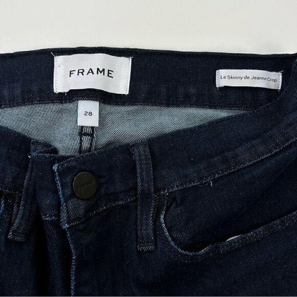 FRAME Le Jeanne De Skinny Jeans Crop 28 - Picture 7 of 11